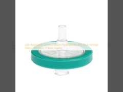 Применимые в лабораторных условиях 25 мм 0, 45 мкм Гидрофобные фильтры синих шприцев PES, 100-пакет, 3 года